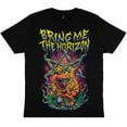 thumbnail image 1 of Men's Bring Me The Horizon Smoking Dinosaur T-shirt Medium Black, 1 of 3