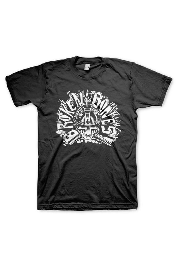 Men's Broken Bones Classic Logo T-shirt Small Black