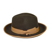 Mens Broner Wool Hat Classic Soft Fedora Swanky 73-142 Brown