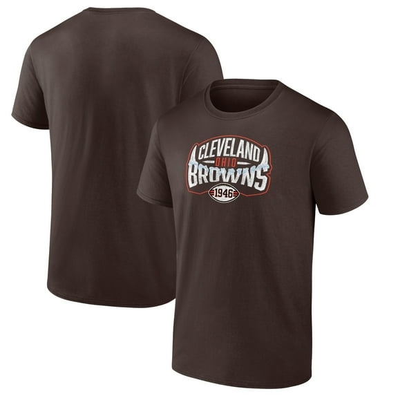 Men's Brown Cleveland Browns Open Receiver T-Shirt