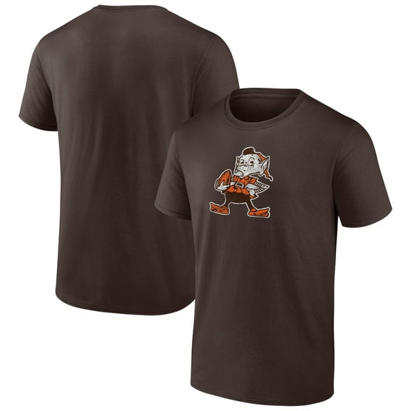 Men's Brown Cleveland Browns Throwback T-Shirt