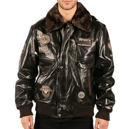 高い素材 Leather Men's Nautica Bomber Walmart.com - Jacket ジャケット・アウター