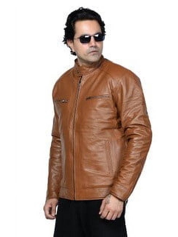 Men's Brown Leather Jacket