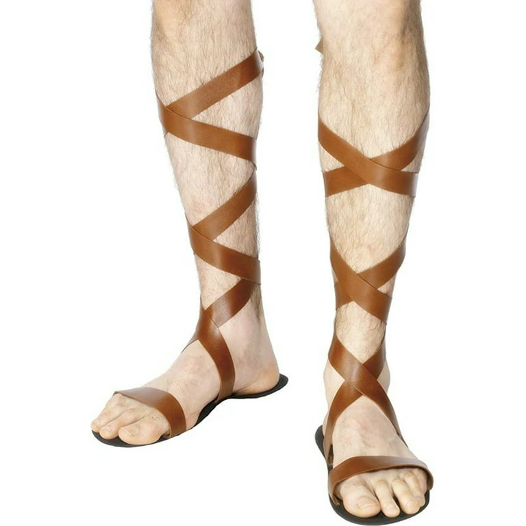 Roman Sandals Adult Brown Roman Sandals Adult Brown