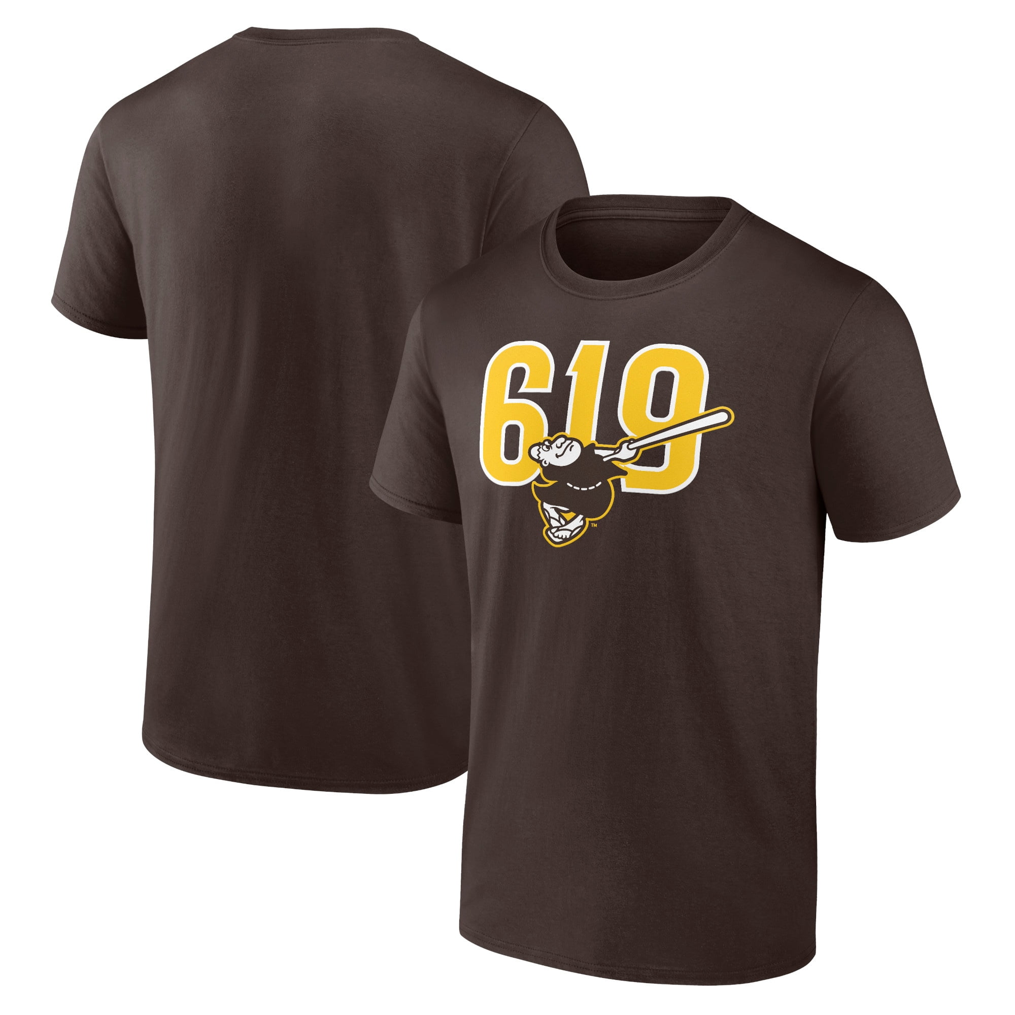 Men's Brown San Diego Padres 619 Beisbol T-Shirt - Walmart.com