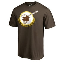 Men's Brown San Diego Padres Cooperstown Collection Forbes 2 T-Shirt