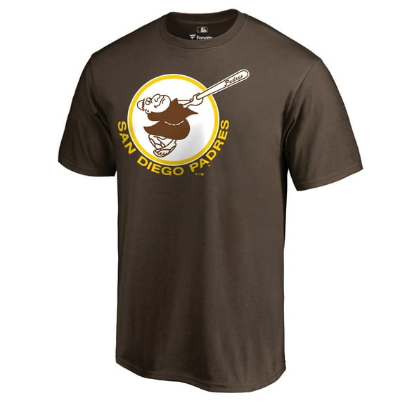 Men's Brown San Diego Padres Cooperstown Collection Forbes 2 T-Shirt
