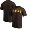 thumbnail image 1 of Men's Brown San Diego Padres Official Wordmark T-Shirt, 1 of 3