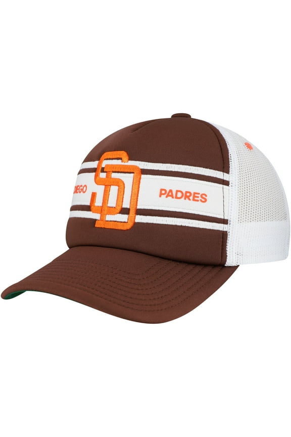 Men's Brown San Diego Padres Sideline Trucker Adjustable Hat