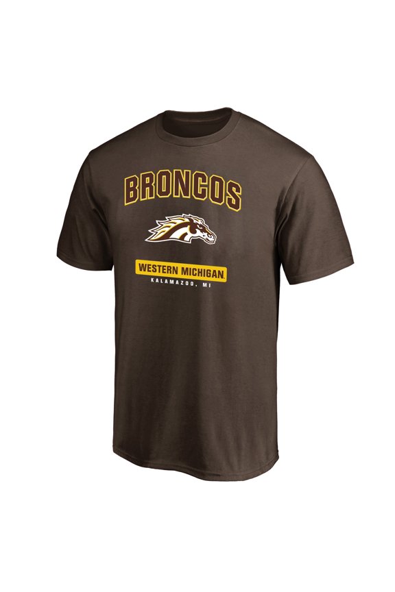 Men's Brown Western Michigan Broncos Campus Icon T-Shirt
