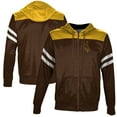 thumbnail image 1 of Men's Brown Wyoming Cowboys Full-Zip Hoodie, 1 of 3
