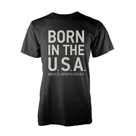 Men's Bruce Springsteen Born In The Usa T-shirt Large Black