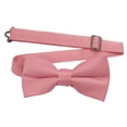 thumbnail image 1 of Men’s Bubblegum Formal Satin Pre-Tied Bow Tie by Spencer J’s Signature Satin Collection, 1 of 5