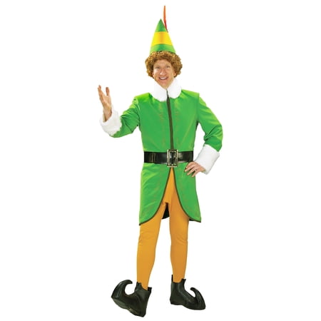 Elf: Buddy The Elf Deluxe Costume for Adults by Rubies, Men's Medium