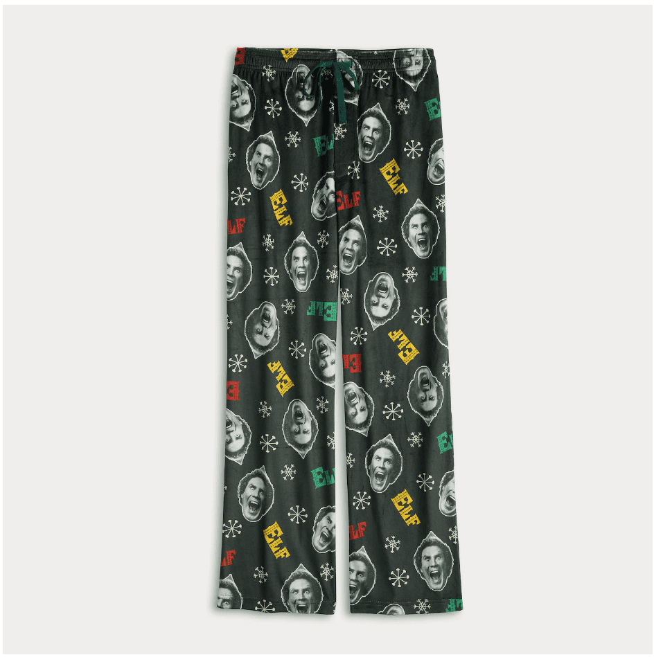 Men’s Buddy the ELF Holiday Pajama Pants 2XL
