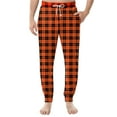 thumbnail image 1 of Men's Buffalo Plaid Jogger Pajama Pants with Pockets, Big and Tall Comfortable Plaid Pj Pants Joggers, 1 of 5