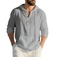 thumbnail image 1 of Men's Bug Repellent Hooded Fishing Shirt – Mosquito-Proof Long Sleeve UPF Sun Protection for Outdoor Enthusiasts, 1 of 9