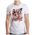 thumbnail image 1 of Men's Bullet For My Valentine Splattered Logo T-shirt Medium White, 1 of 1