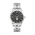 thumbnail image 1 of Men's Bulova Black Indiana Hoosiers Stainless Steel Corporate Collection Watch, 1 of 1