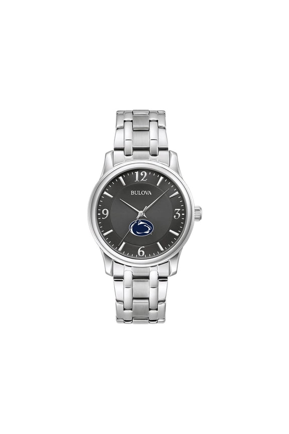 Men's Bulova Black Penn State Nittany Lions Stainless Steel Corporate Collection Watch