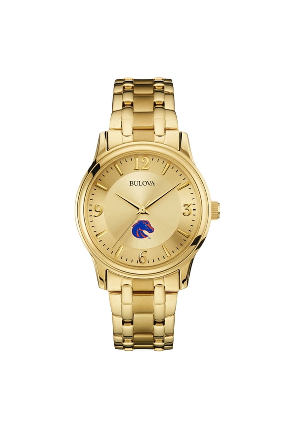 Men's Bulova Boise State Broncos Gold-Tone Watch