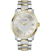 Bulova Mens Wilton Silver Dial Watch - 98B391