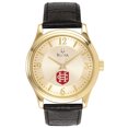 thumbnail image 1 of Men's Bulova  Gold/Black Hanover Panthers Stainless Steel Watch with Leather Band, 1 of 1