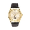 thumbnail image 1 of Men's Bulova Gold San Diego Padres Leather Strap Watch, 1 of 1