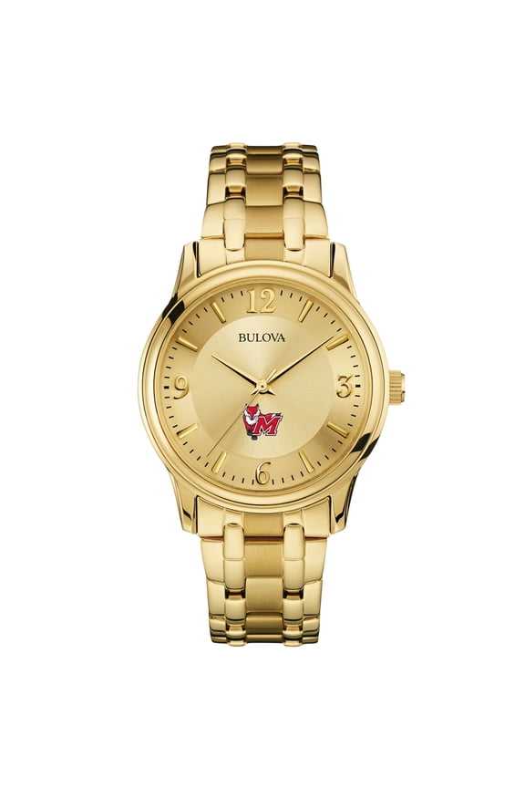 Men's Bulova Marist Red Foxes Gold-Tone Watch