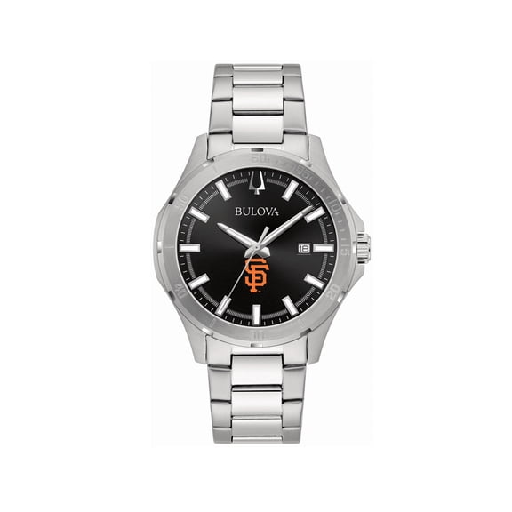 Men's Bulova San Francisco Giants Stainless Steel Classic Sport Watch