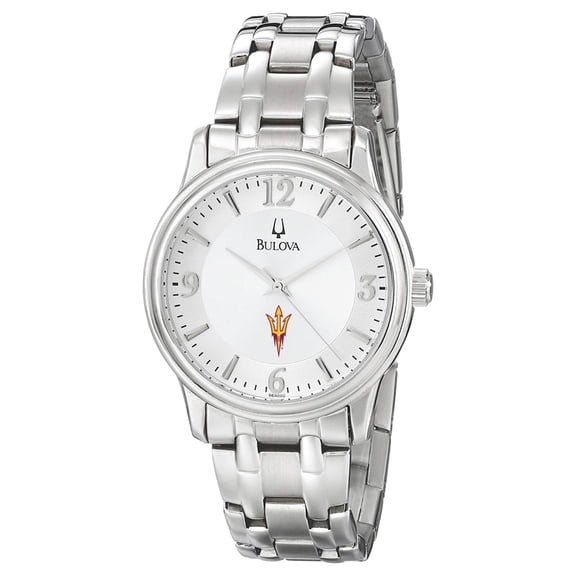 Men's Bulova Silver Arizona State Sun Devils