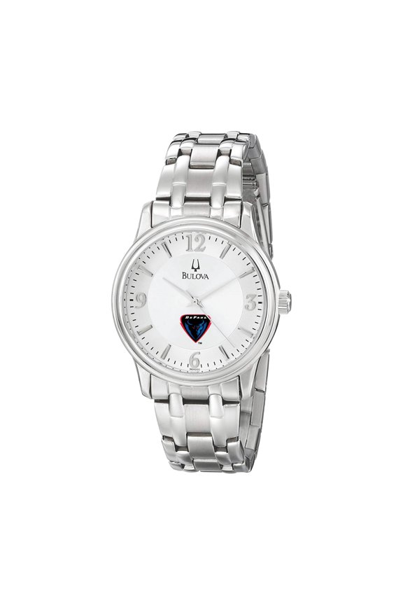 Men's Bulova  Silver DePaul Blue Demons