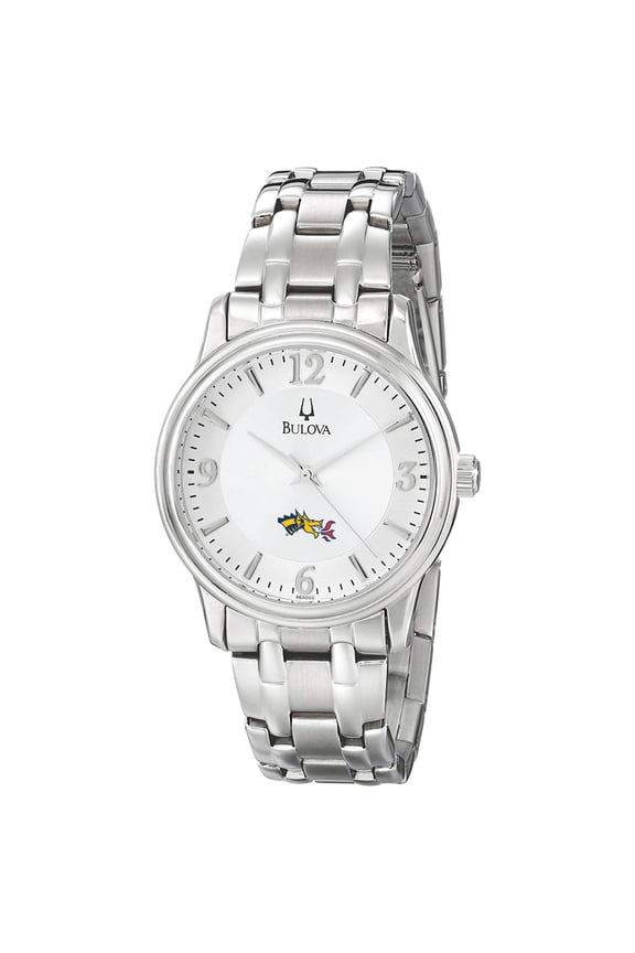 Men's Bulova Silver Drexel Dragons Stainless Steel Quartz Watch