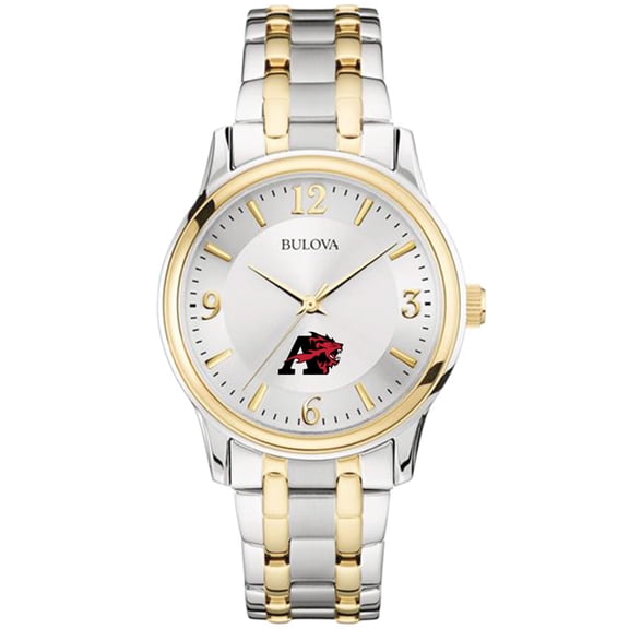Men's Bulova  Silver/Gold Albright Lions Two-Tone Stainless Steel Watch