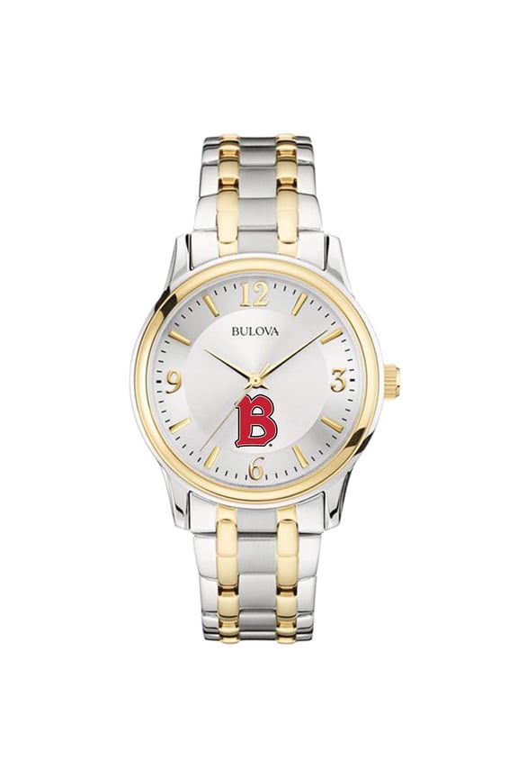 Men's Bulova Silver/Gold Benedictine Eagles Two-Tone Stainless Steel Watch