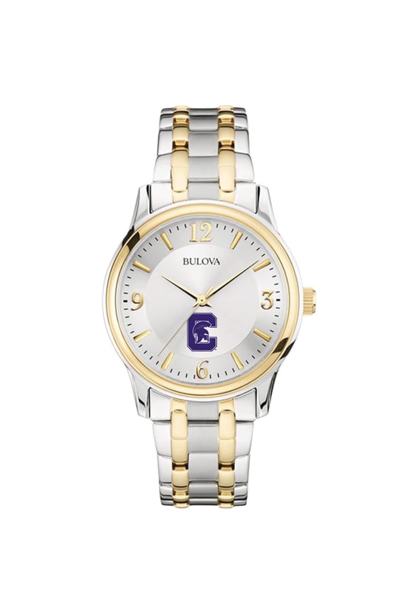 Men's Bulova Silver/Gold Capital University Comets Two-Tone Stainless Steel Watch