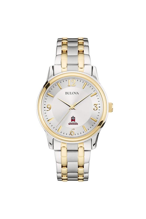 Men's Bulova  Silver/Gold East Stroudsburg Warriors Two-Tone Stainless Steel Watch