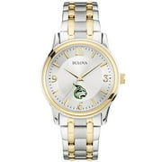 Men's Bulova Silver/Gold Lesley Lynx Two-Tone Stainless Steel Watch