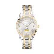 Men's Bulova Silver/Gold Toledo Rockets Two-Tone Stainless Steel Watch