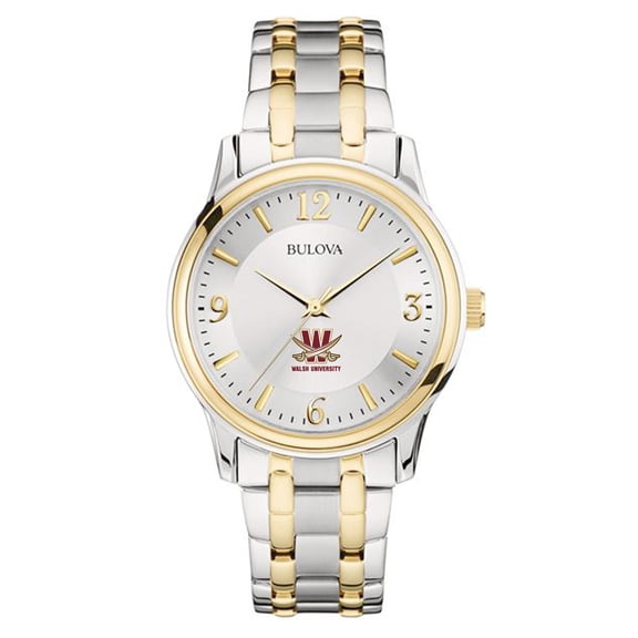 Men's Bulova  Silver/Gold Walsh Cavaliers Two-Tone Stainless Steel Watch