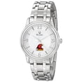 thumbnail image 1 of Men's Bulova  Silver Illinois Tech Scarlet Hawks Stainless Steel Quartz Watch, 1 of 1