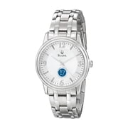 Men's Bulova Silver Niagara Falls Culinary Institute Stainless Steel Quartz Watch