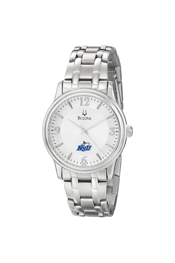 Men's Bulova Silver Nova Southeastern Sharks