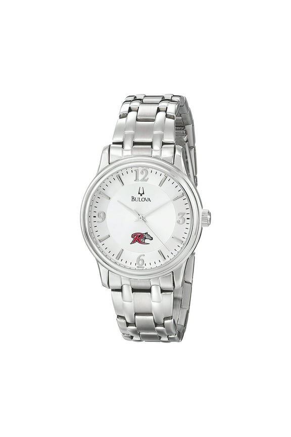 Men's Bulova Silver Rider Broncs Stainless Steel Quartz Watch