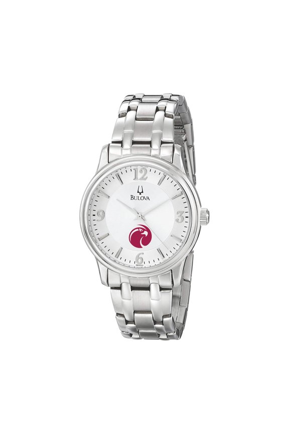 Men's Bulova Silver Seattle Pacific Falcons Stainless Steel Quartz Watch