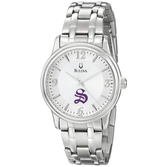 Men's Bulova Silver Sewanee Tigers