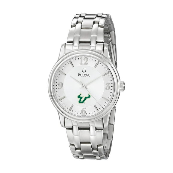 Men's Bulova Silver South Florida Bulls