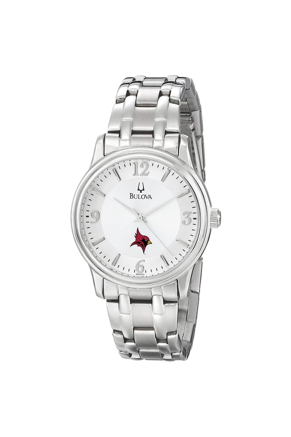 Men's Bulova Silver St. John Fisher Cardinals
