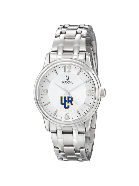 Men's Bulova Silver UC Riverside Highlanders Stainless Steel Quartz Watch