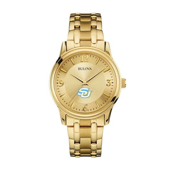 Men's Bulova Southern University Jaguars Gold-Tone Watch